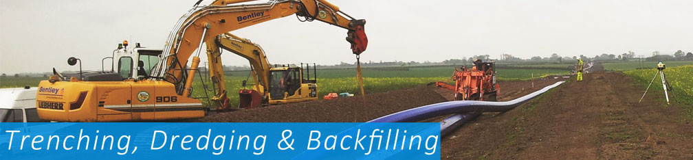 Trenching, Dredging & Backfilling - CubicWheels Engineering Services Pvt Ltd